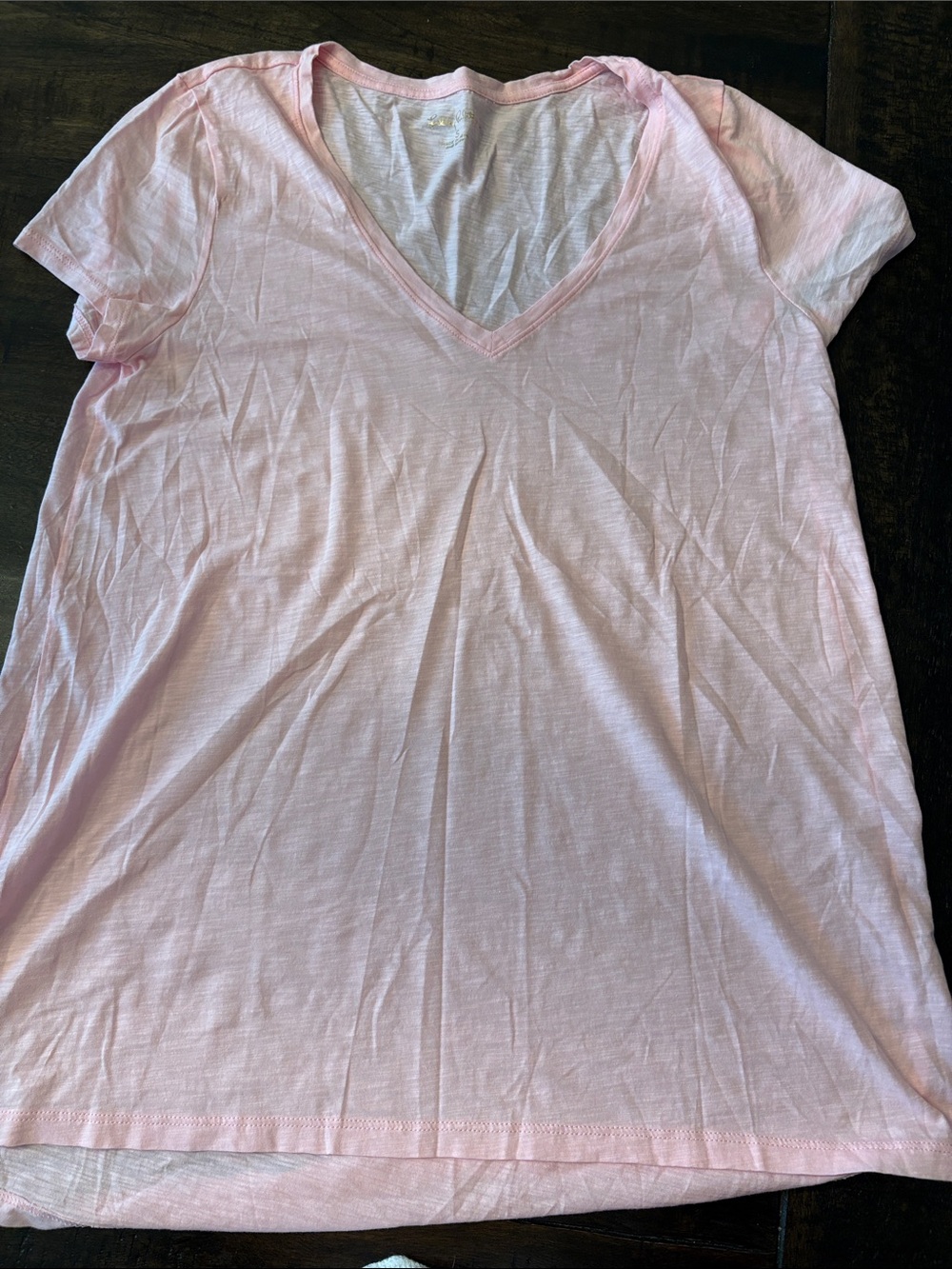 Lilly Pulitzer Shirt Womens S Pink V Neck Short Sleeve Tee Top Ladies NWOTl